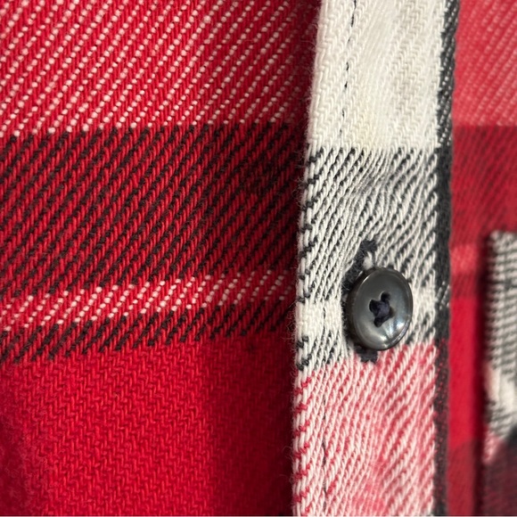 VTG St. Johns Bay BIG MAC Flannel Men's Medium Tall 100% Cotton Made in USA‎ Red - Picture 8 of 10